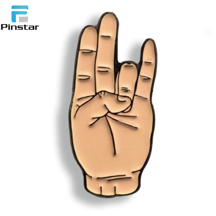 Bulk purchase metal crafts finger enamel pins custom Shocker Hippie Weed Festival Lapel 710 Enamel 420 Dab Pin