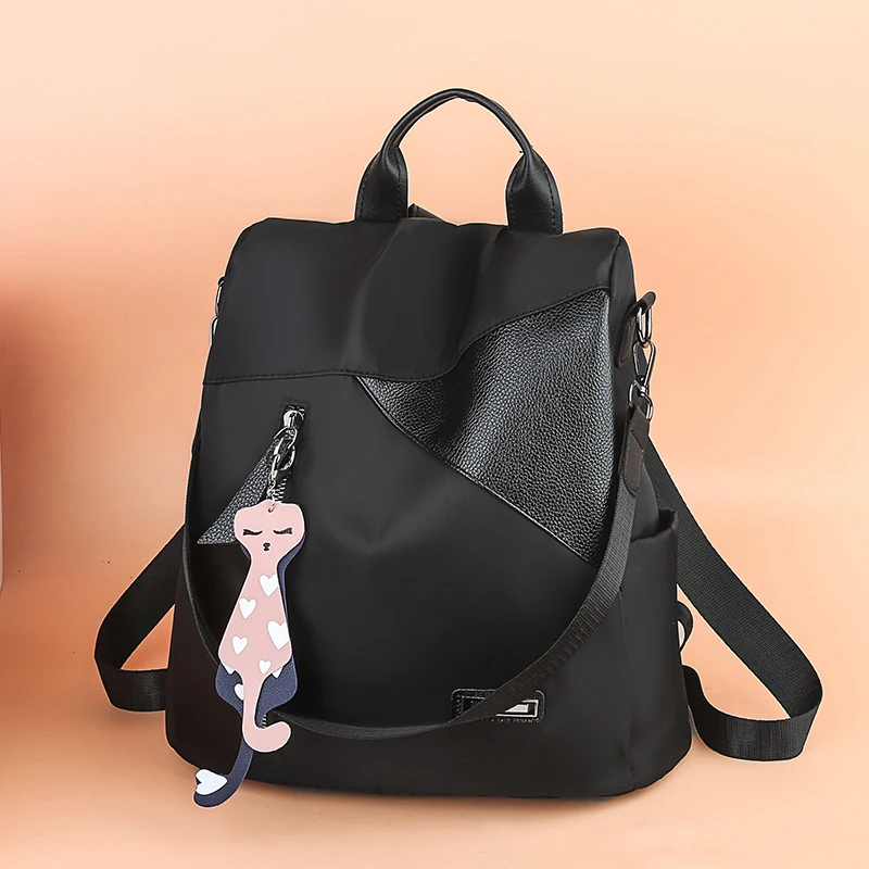 2019 Fashion Women logo custom Backpack lady Travel Back Bag For Girls Retro School Backpack