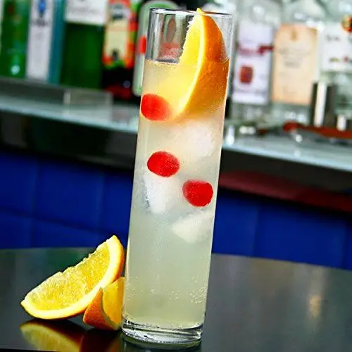 
Haonai Tall Cocktail Glasses 13oz / 370ml,Highball Tumbler Soda limed Cocktail Tumbler 