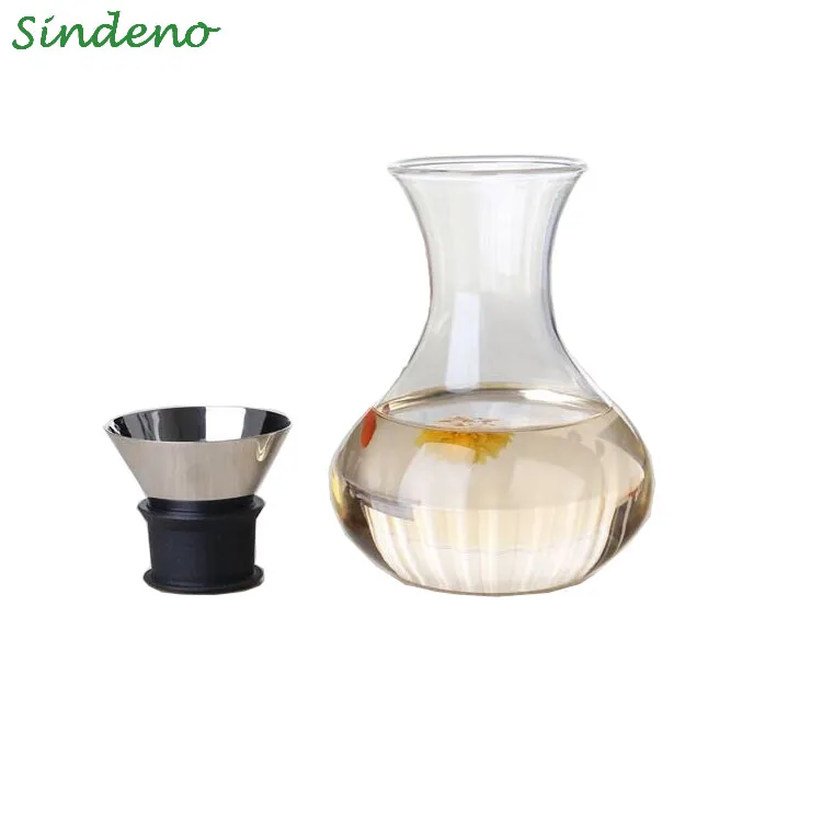 High Borosilicate Water Glass Carafe / Decanter / Jug / Glass Beer Pitcher For Juice