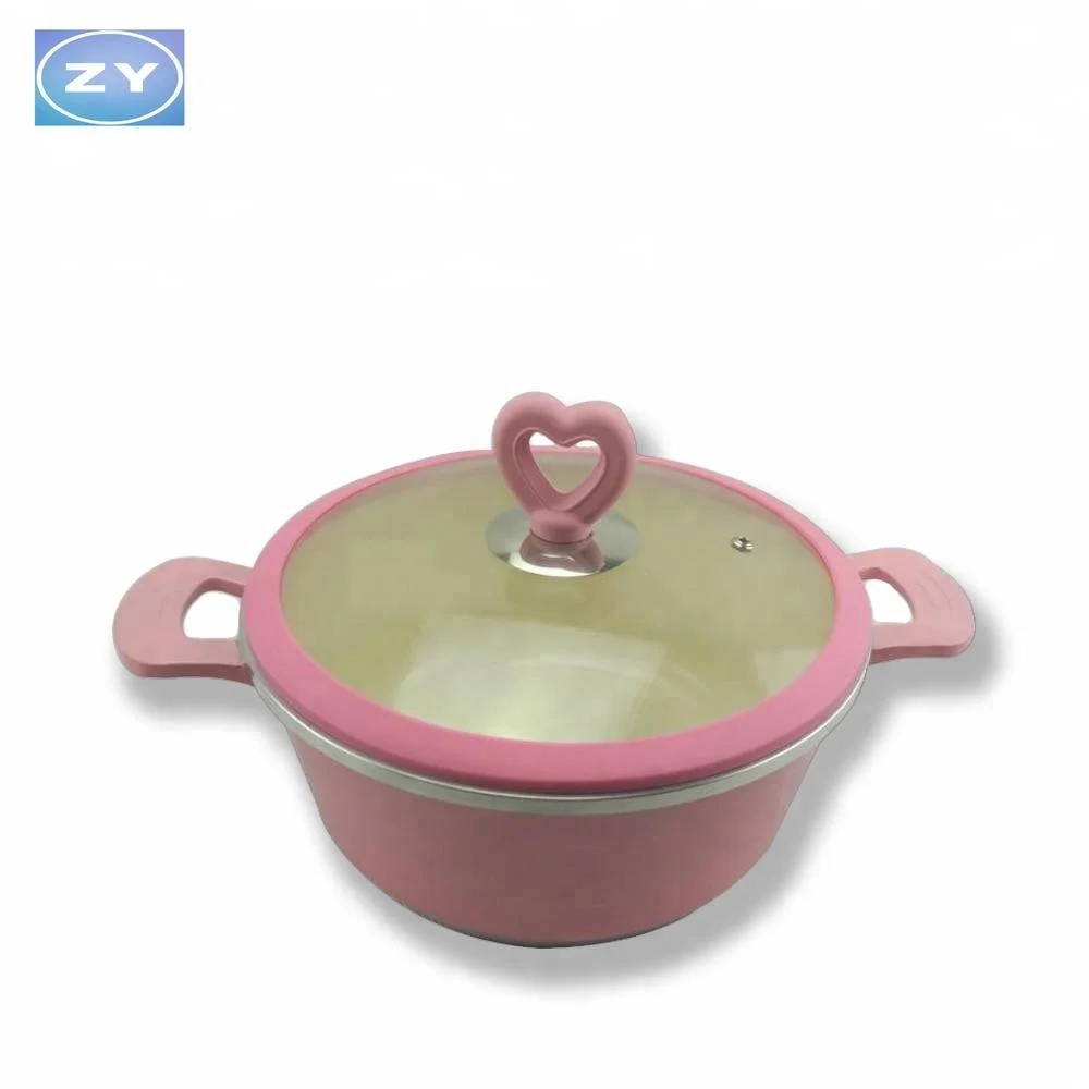 China Factory Direct Selling Popular Round Bottom Aluminum Stockpot With Lid