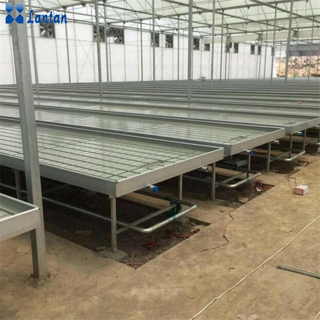 Greenhouse use ebb and flow rolling bench flood Seedbed for growing system