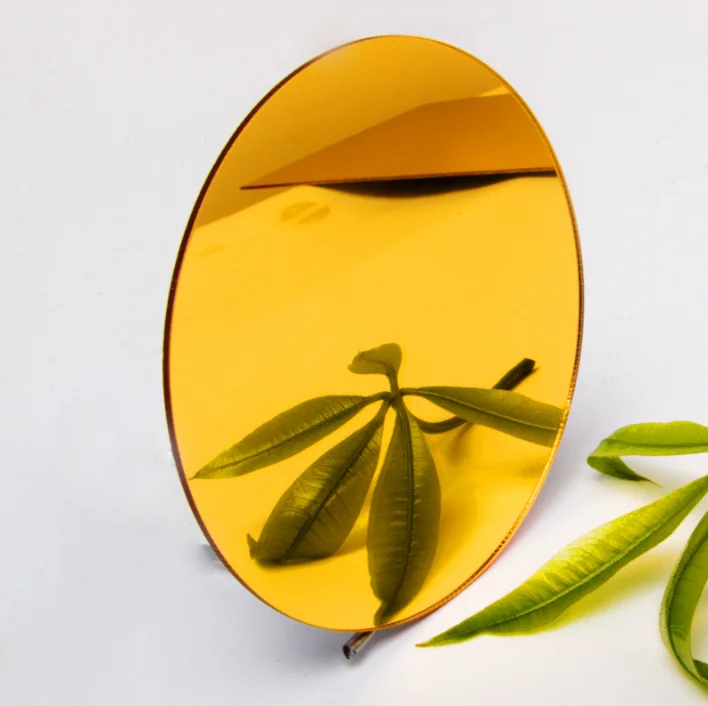 Golden Mirror Acrylic Sheet Home Decoration acrylic mirror silver sheet