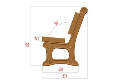 New product precast plastic injection concrete cement stone bench moulds for outdoor garden and yard