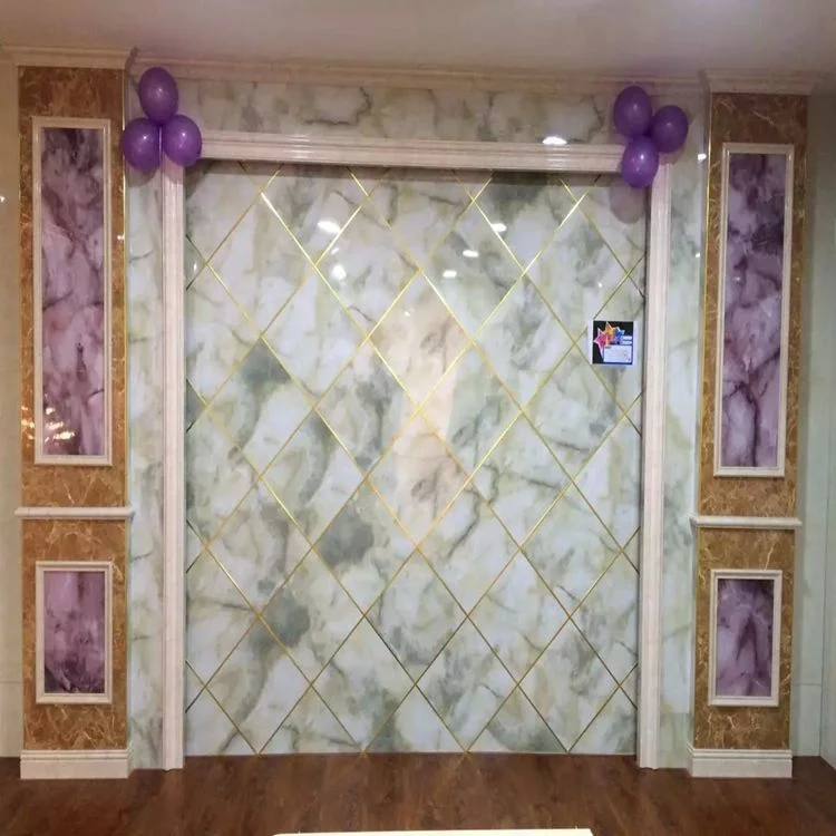 Fashionable Pvc Marble Sheet Waterproof 4X8 Pvc Board Marble Pvc Wall Panel