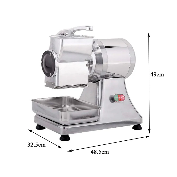 commercial dry cheese grater/bread shredder/powder mozzarella cheese making machine