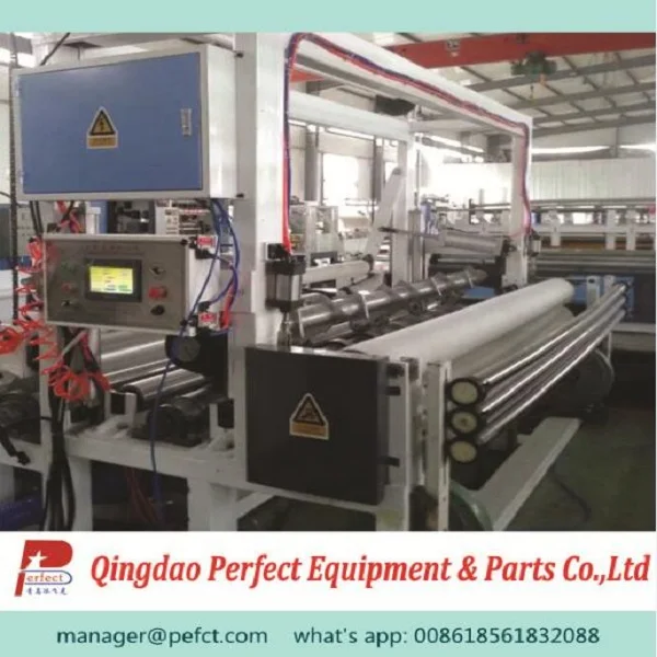 Toilet paper jumbo cutting machine/CE standard automatic tissue jumbo roll slitting machine