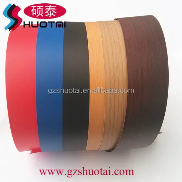 Extrusion 3mm Furniture PVC Edging For Plywood