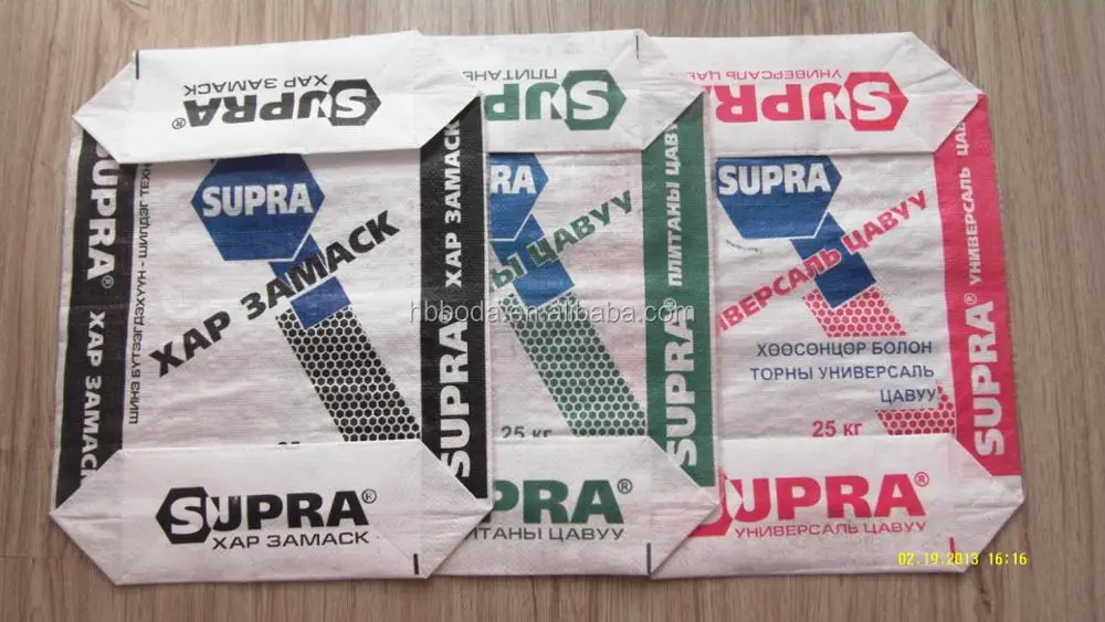 
pp woven block bottom valve cement bag, 25kg 50kg PP Valve Block Bottom Plastic Cement Bag 