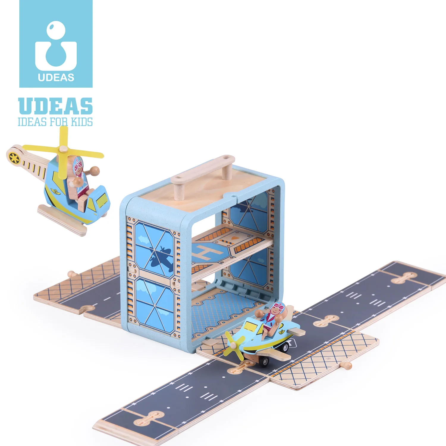 
High quality Kids Toys Wooden Boxset Toys Airplane Toy 