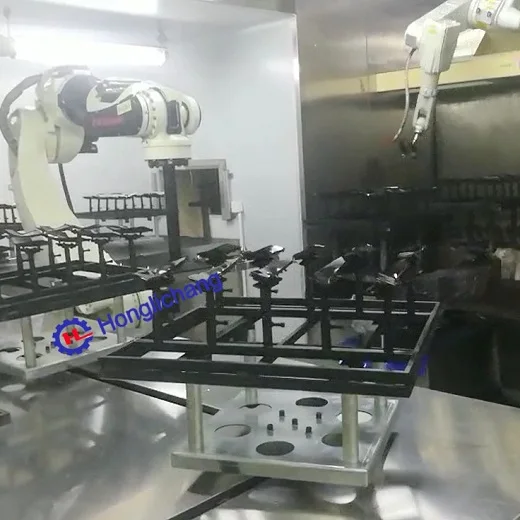 Automatic Robot Spray Painting Machine for Car Accessories Interior Decorative