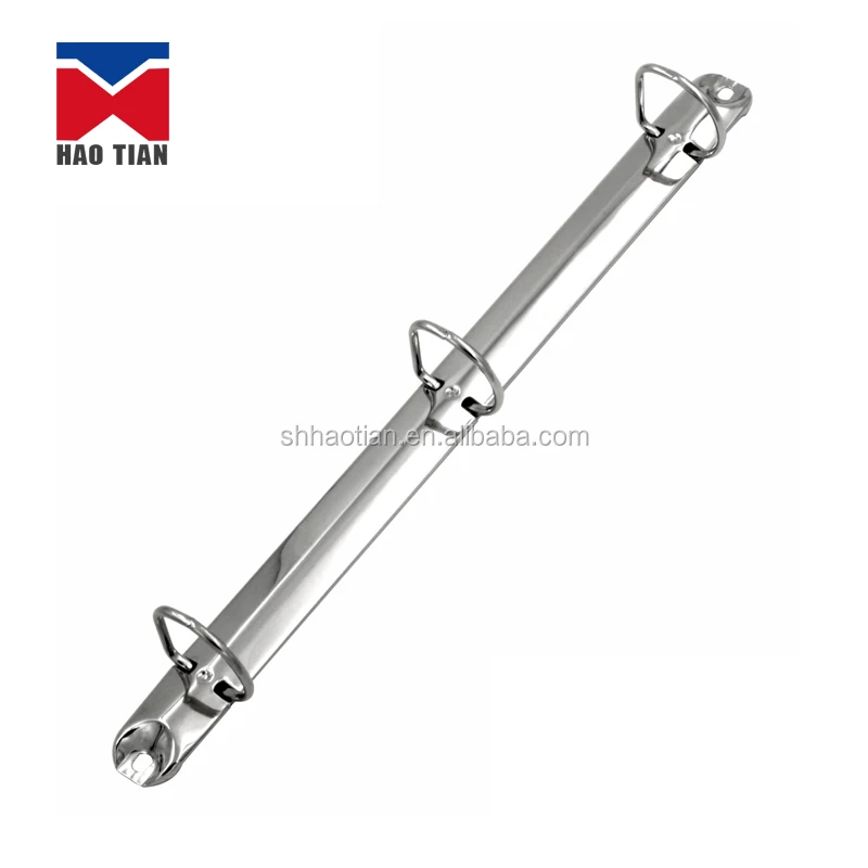 Nickel-free metal D shape 3 ring binder parts