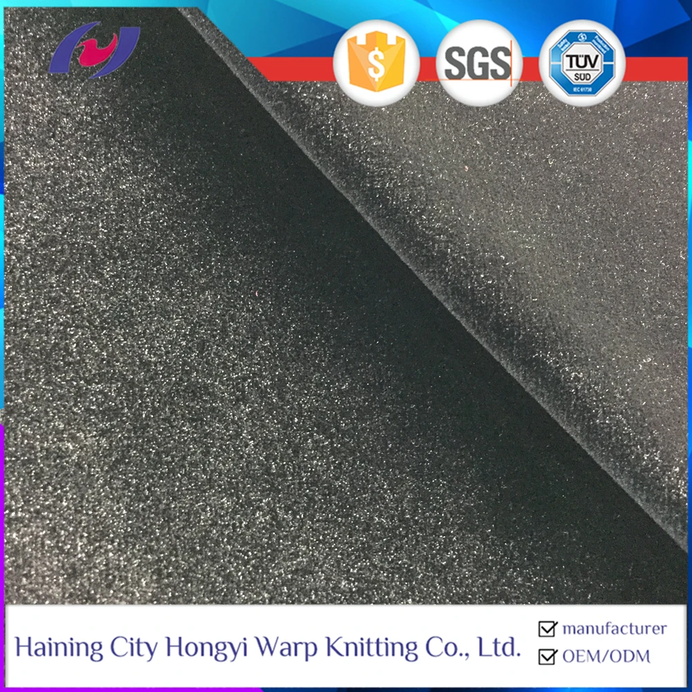 High Quality Micro Shiny Sunshine Stretch Velvet Fabric Price Per Meter For Dress