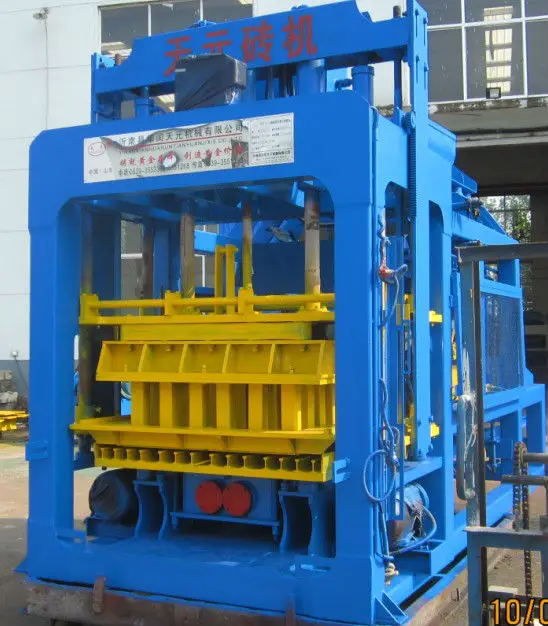 QTY12-15 Sandcrete block making machine, Eco maquinas brick machine, Concrete block making machine