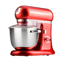 1200W Electric 5.0L SS Bowl Planetary Beating Action Stand Mixer and Meat Grinder