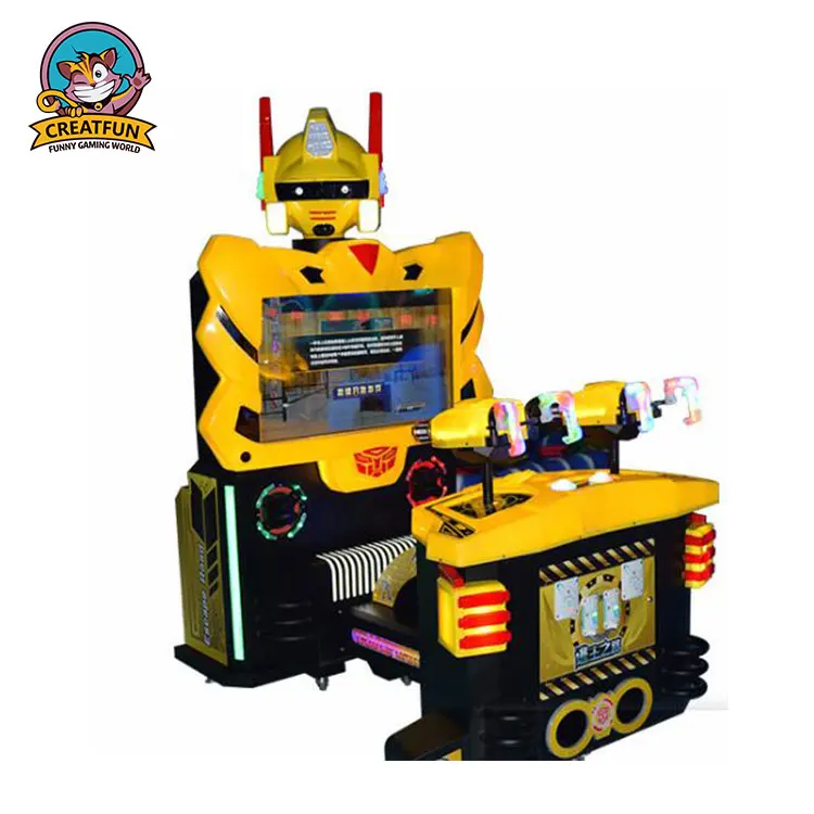 Indoor game center coin operated arcade kids laser gun shooting game machine