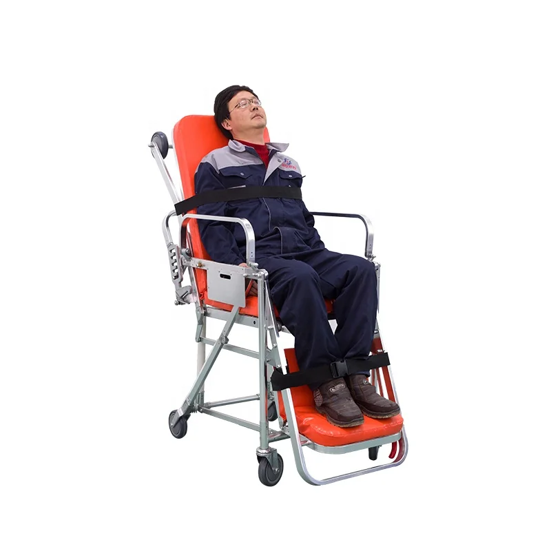 
2019 New Chair Stretcher with Adjustable Back for Ambulance 