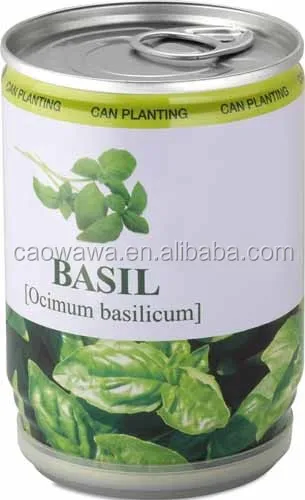 
Herb Seeds Can Flower Tin Pot For Herb promotion gifts 