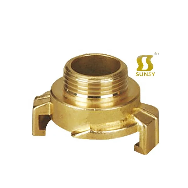 China Yuhuan sunsy shunshui Brass Geka hose coupling quick connector Hexagonal union nipple plug blanking cap elbow equal tee