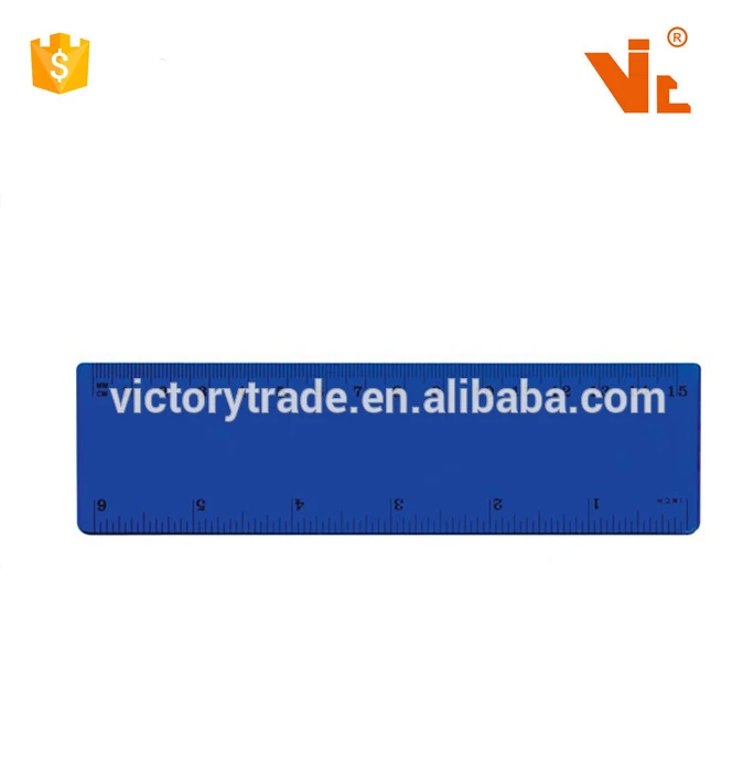 Wholesale Promos Plastic 15CM Ruler in Inch And Centimeter 6 Inch ruler