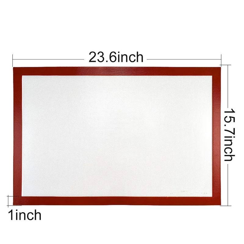 2024 New Products Heat Resistant Food Grade Custom Silicone Baking Mat Pastry Mat Bbq Mat