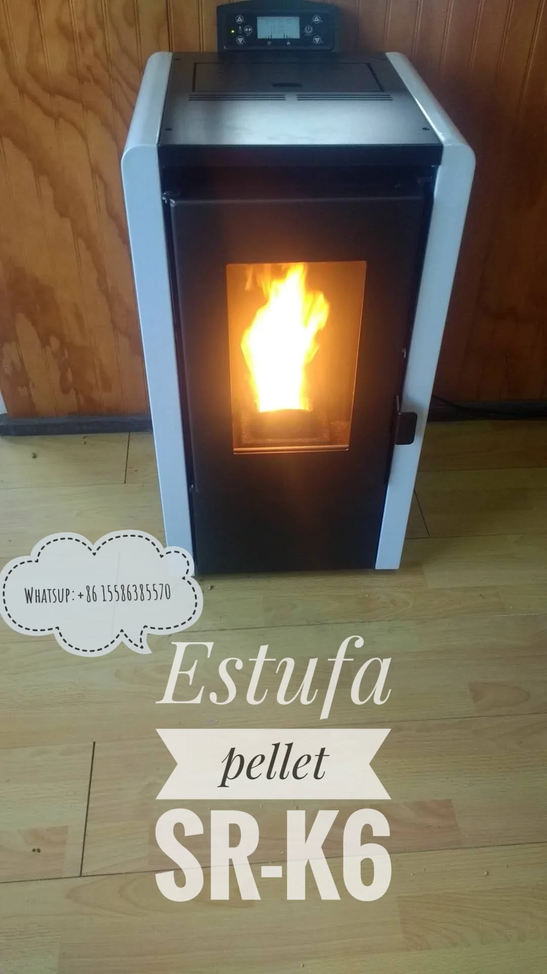 Factory direct sale 6 KW pellet stufe, italian wood pellet stoves Italy