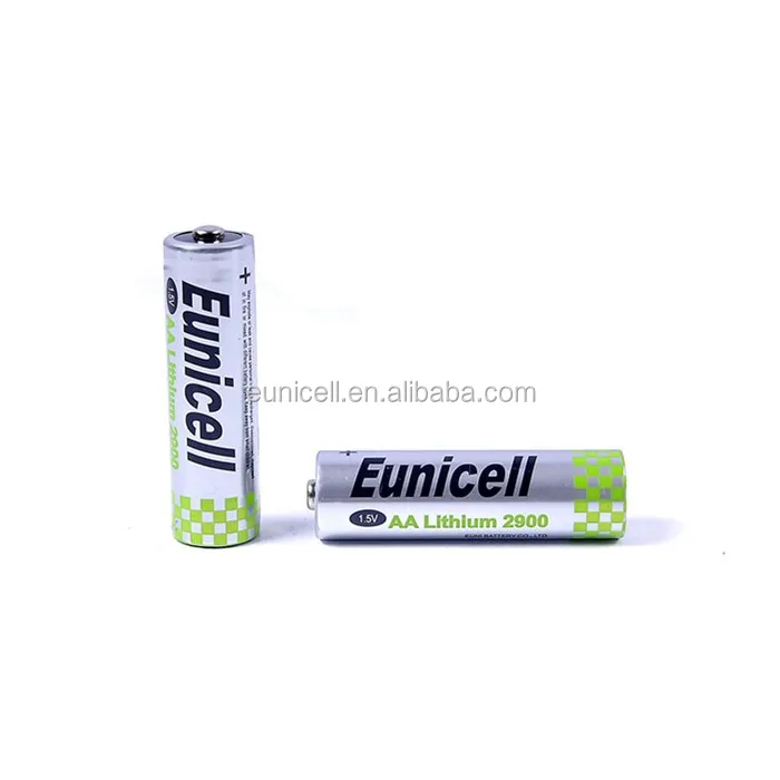 Over 10 Years Shelf Life Shenzhen EUNICELL Non Rechargeable FR6 L91 AA Lithium Battery 1.5v for Electric Device