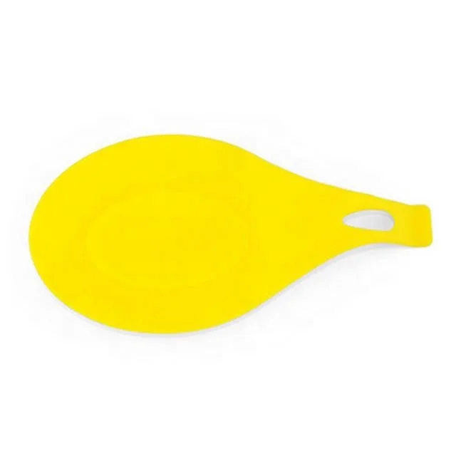 Кухонный термостойкий силиконовый коврик для ложки подставка посуды лопатка держатель пищевого