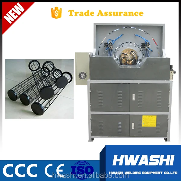 HWASHI Stainless Steel Strainer Mesh welding machine\filter cage welding Machine