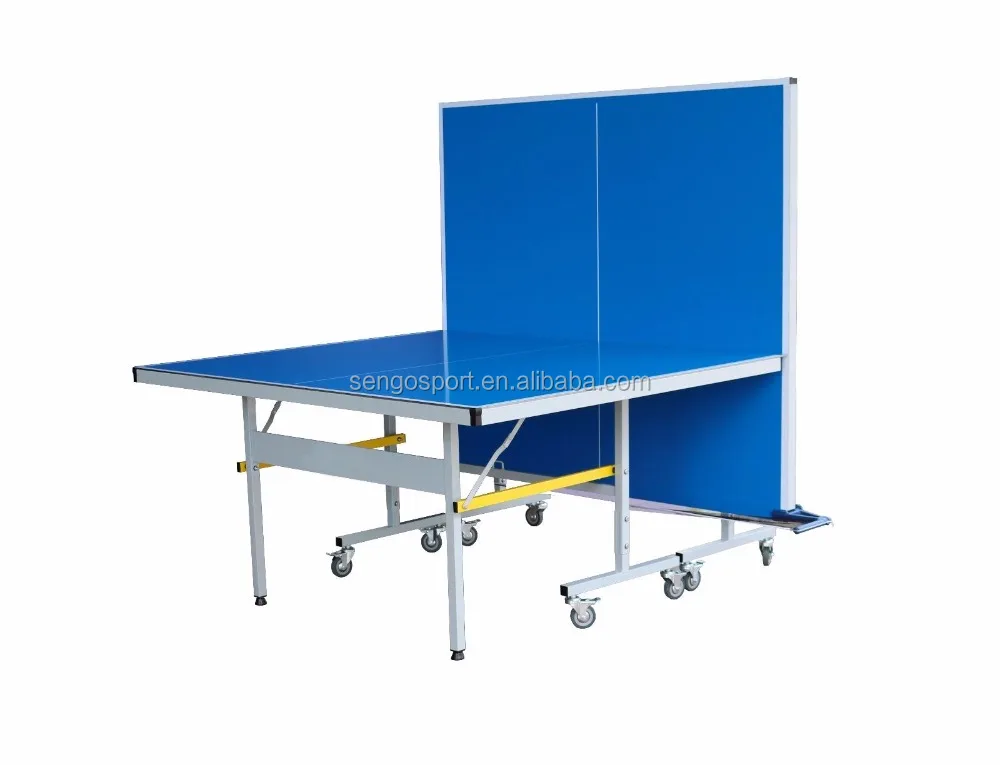 Hot wholesale outdoor Aluminum (ACP) table tennis table competition equipment blue table tennis paint