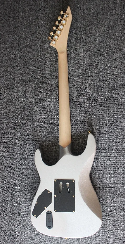 Weifang Rebon 6 String Floyd rose tremolo silver colour  electric guitar