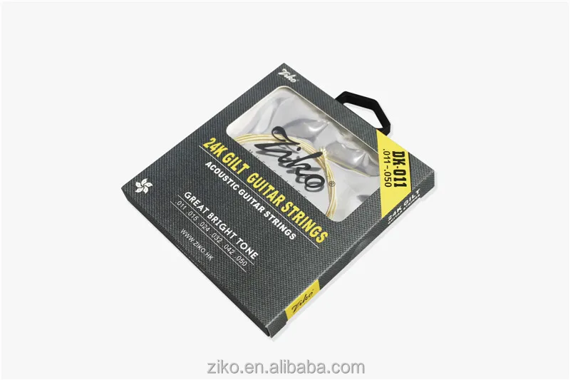 ziko 24k gold coating acoustic guitar string DK-010/011/012