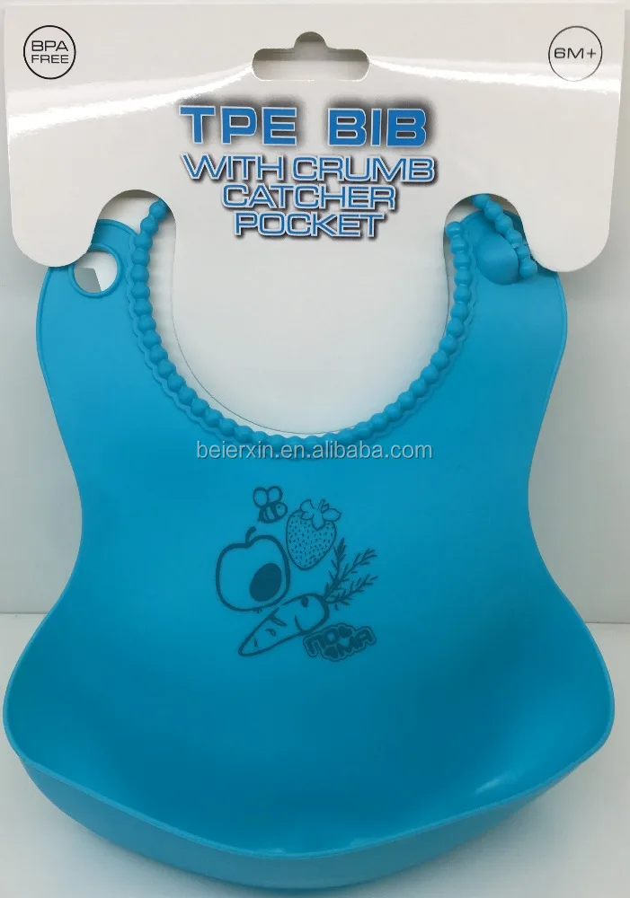 Manufacturer Best Selling New Baby Products Silicone/TPE Baby Bibs