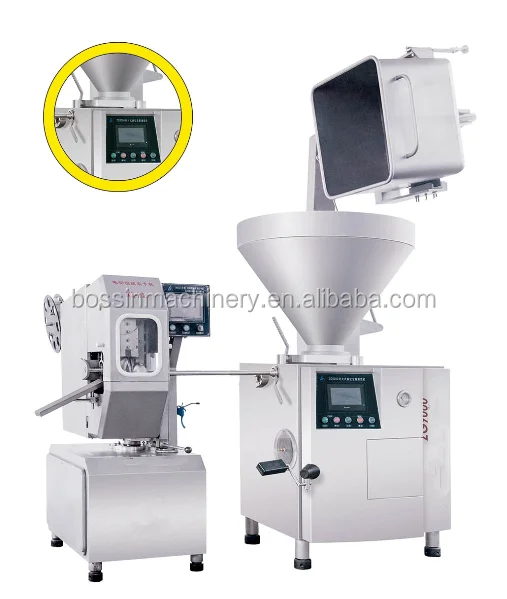 Electric sausage machine equipment:sausage filler+sausage clipper