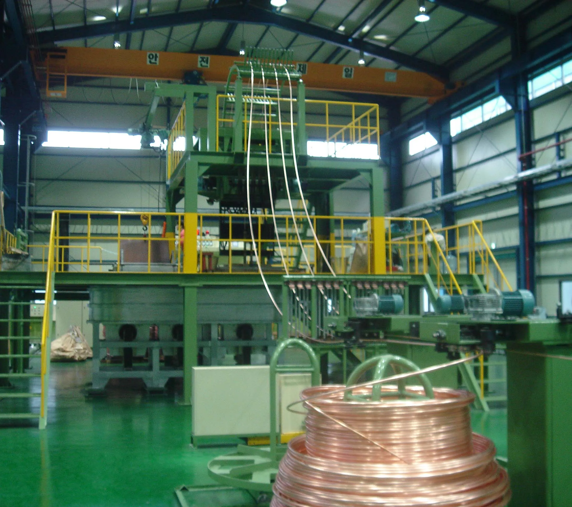 8-25mm copper rod upcast continuous casting machinery