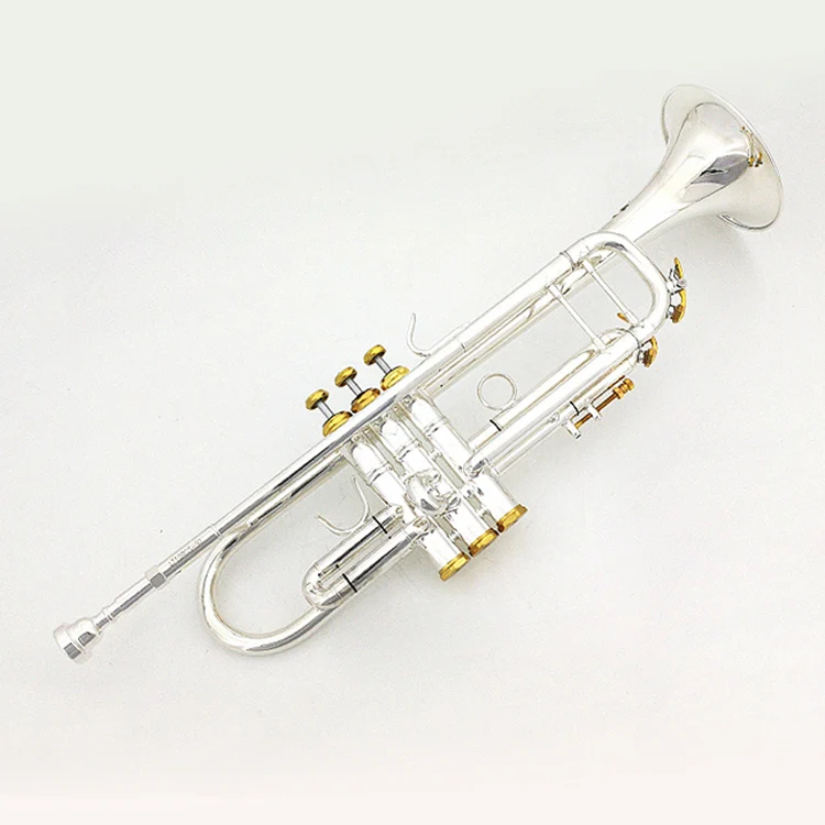 
Accept OEM DSTR-5335S Chinese Cheap Silver Trumpet For Sale 