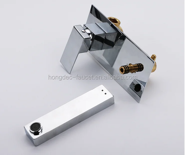 Bathroom Sink Faucet Wall Mount Faucet Brass Basin Faucet