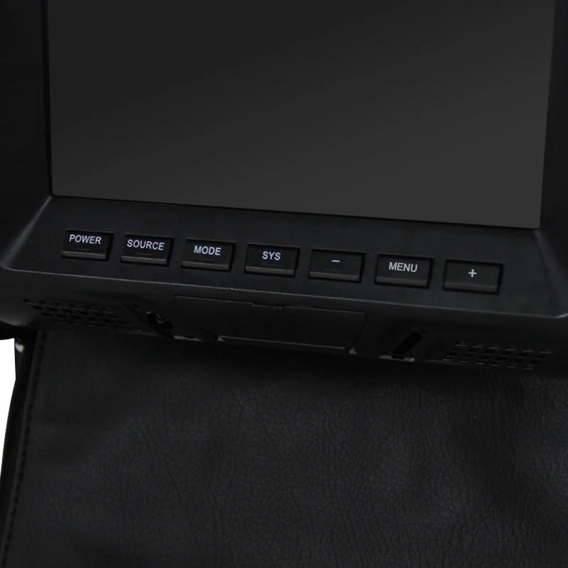 10' headrest monitor for car Black 10 inch cloth pillow bag