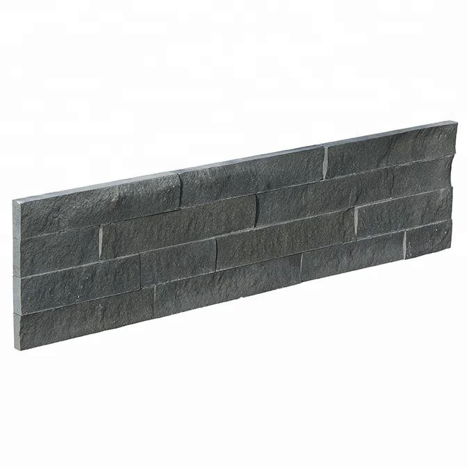 
Decorstone24 China Factory Blue Basalt Stone Tile Splitface Wall Cladding Panel 6x24 Inch 