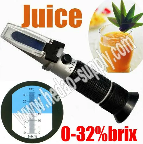 рефрактометр rhb-32 с автоматической температурной компенсации( 0- 32 бри)