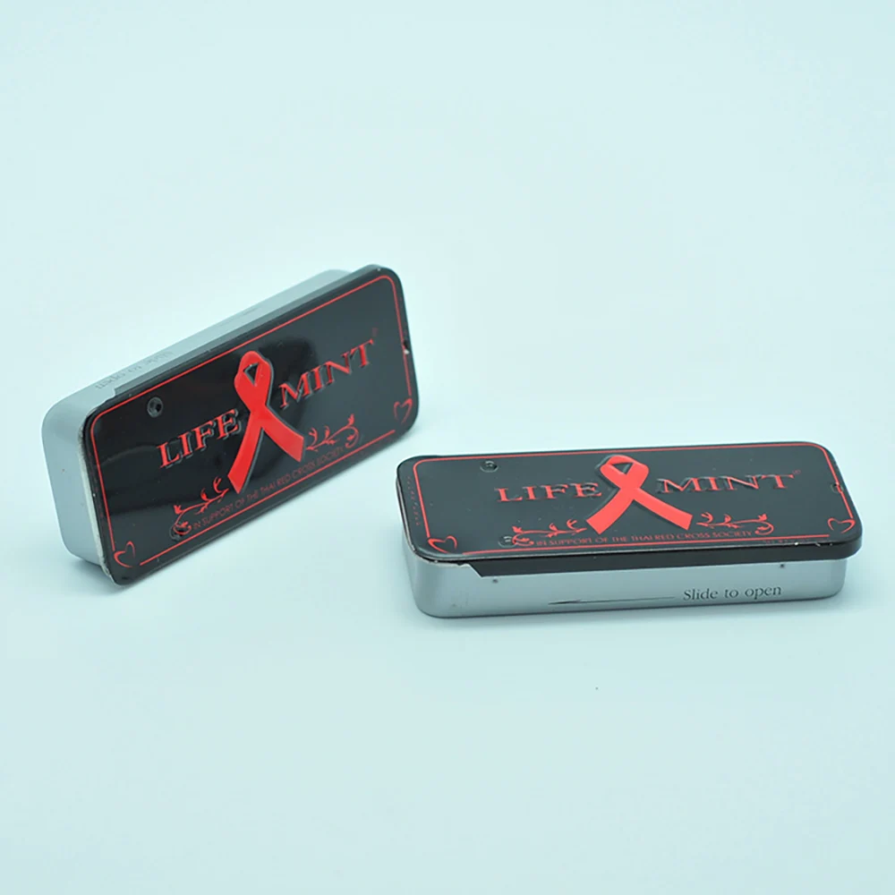 Wholesale sliding lid tin box tin case