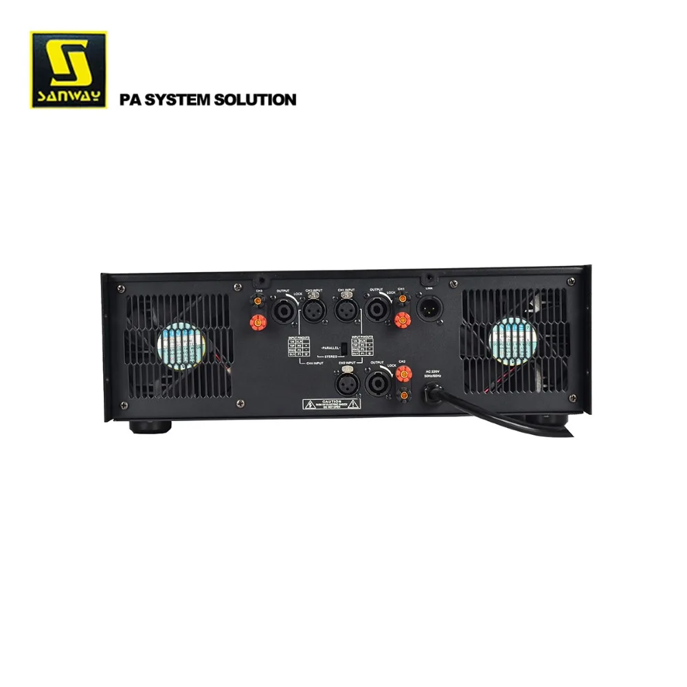 Dual Channels Class H Transformer Power Amplifier