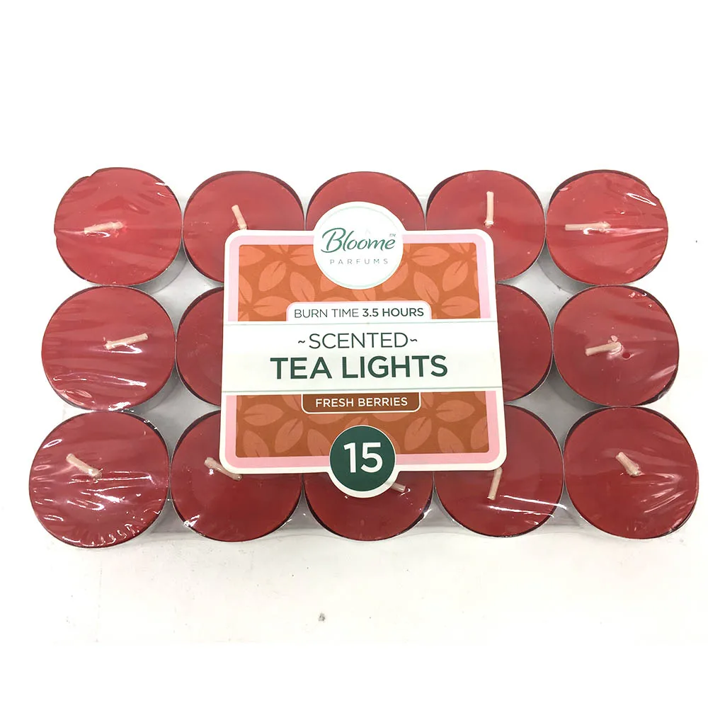 Cheap Price Hand Poured Scented Paraffin Wax Candle Tealight Home Decoration Aromatherapy Pillar Multi-colored