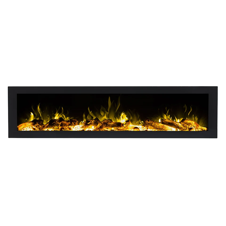 50 inch Flush Wall Mounted Electric Fireplace without Heater