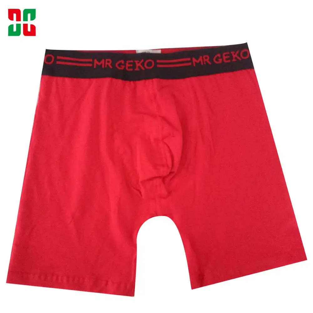 America cotton solid color men boxer shorts