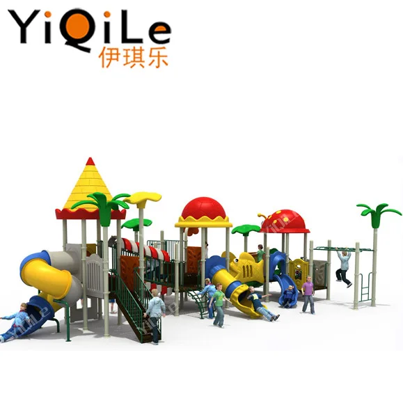 Hot Sale Amusement Park Items Used Plastic Playground Slide Outdoor Playground Children