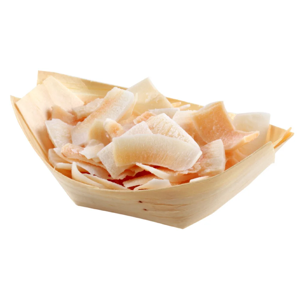 disposable wooden craft boat shaped plate sushi boat