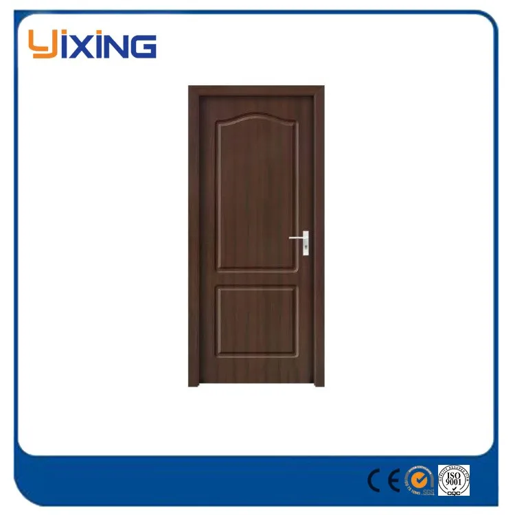 Puertas De Madera Security PVC Door Philippines Wood Entry Doors Interior Swing Security MDF Finished