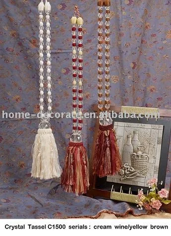 Crystal Curtain Tassel Tieback C0700 Series