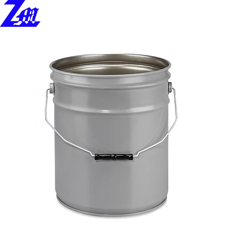 
Printed 5 gallon/20 liter metal paint bucket steel drum with flower lid and handle 